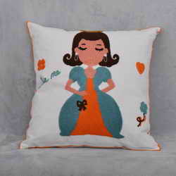 Appliqued Cushion